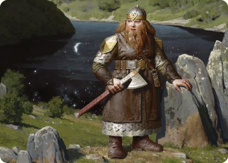 Mirrormere Guardian Art Card [The Lord of the Rings: Tales of Middle-earth Art Series] | Exor Games Summserside