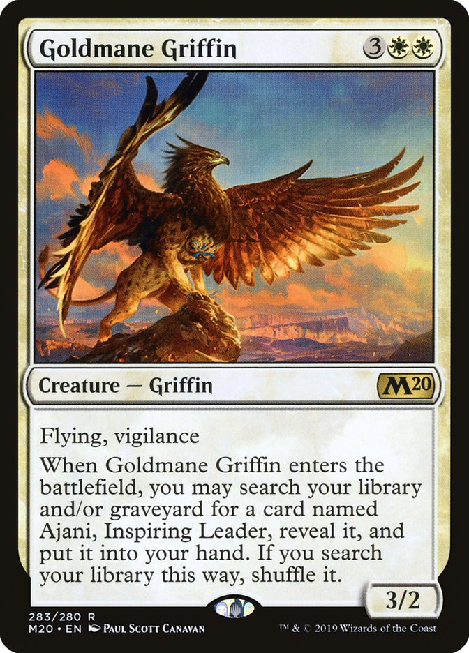 Goldmane Griffin [Core Set 2020] | Exor Games Summserside