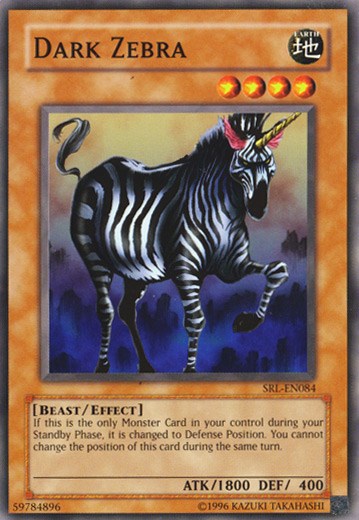 Dark Zebra [SRL-EN084] Common | Exor Games Summserside