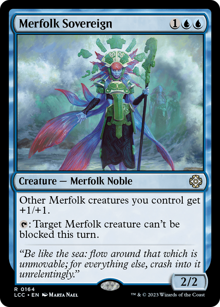 Merfolk Sovereign [The Lost Caverns of Ixalan Commander] | Exor Games Summserside