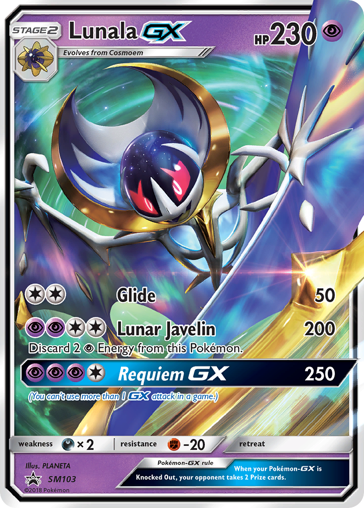 Lunala GX (SM103) [Sun & Moon: Black Star Promos] | Exor Games Summserside