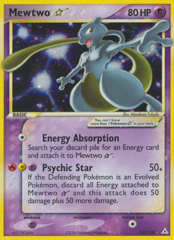 Mewtwo Star (103/110) [EX: Holon Phantoms] | Exor Games Summserside