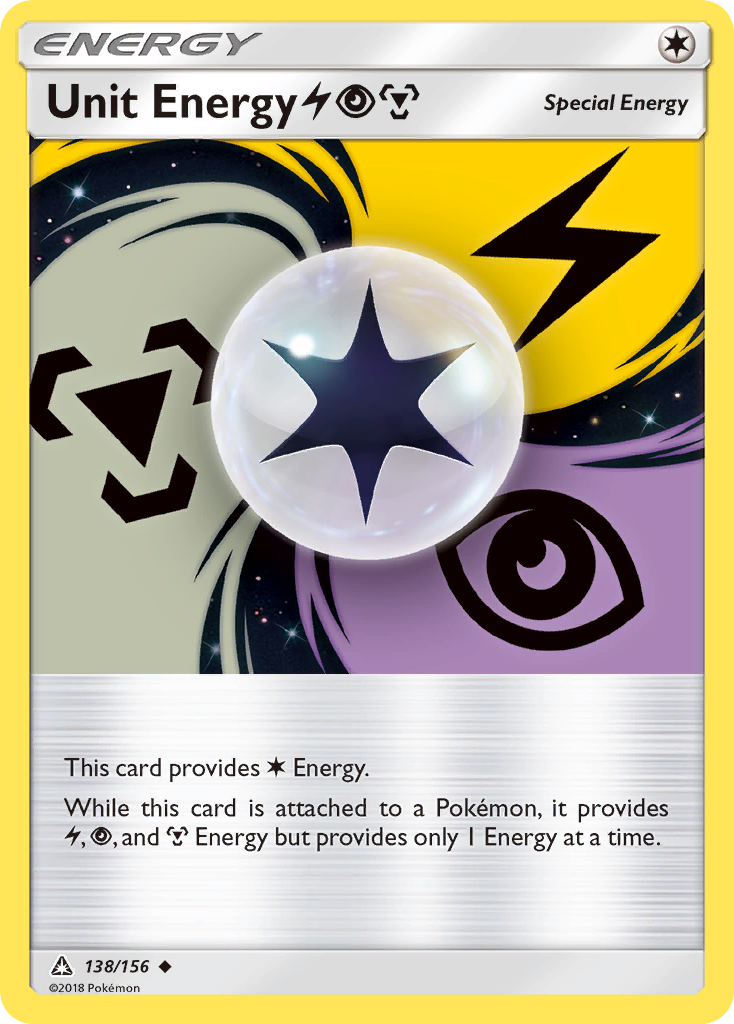 Unit Energy (138/156) (Lightning, Psychic, Metal) [Sun & Moon: Ultra Prism] | Exor Games Summserside