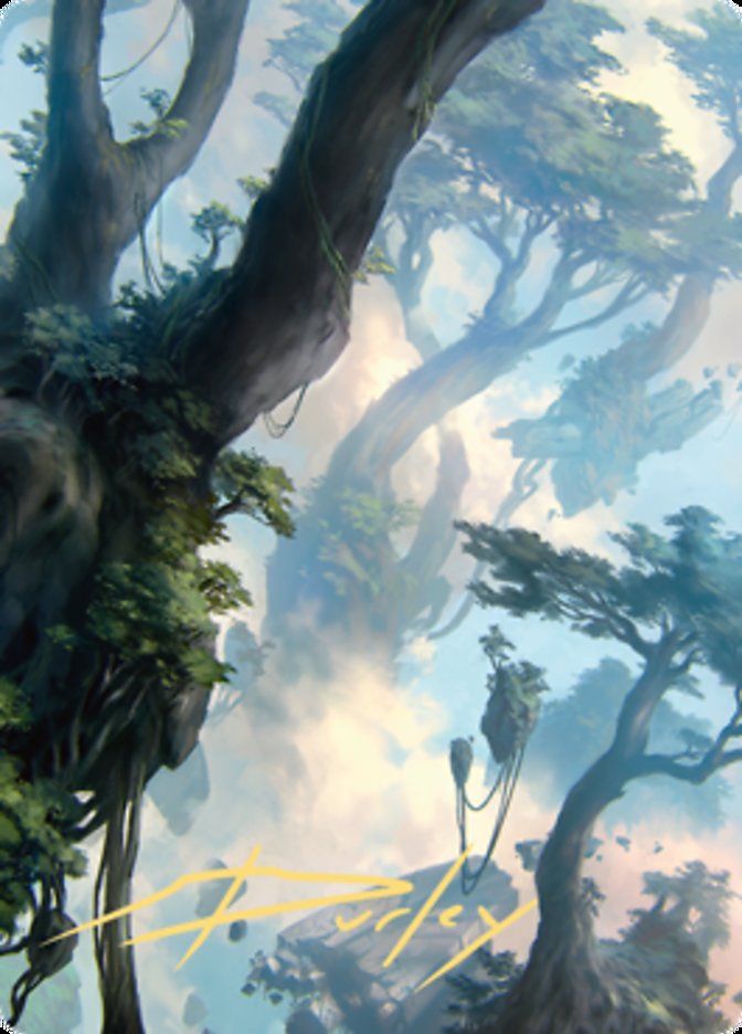 Forest 1 Art Card (Gold-Stamped Signature) [Zendikar Rising Art Series] | Exor Games Summserside