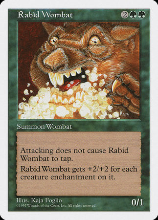 Rabid Wombat [Fifth Edition] | Exor Games Summserside