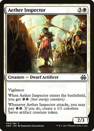 Aether Inspector [Aether Revolt] | Exor Games Summserside