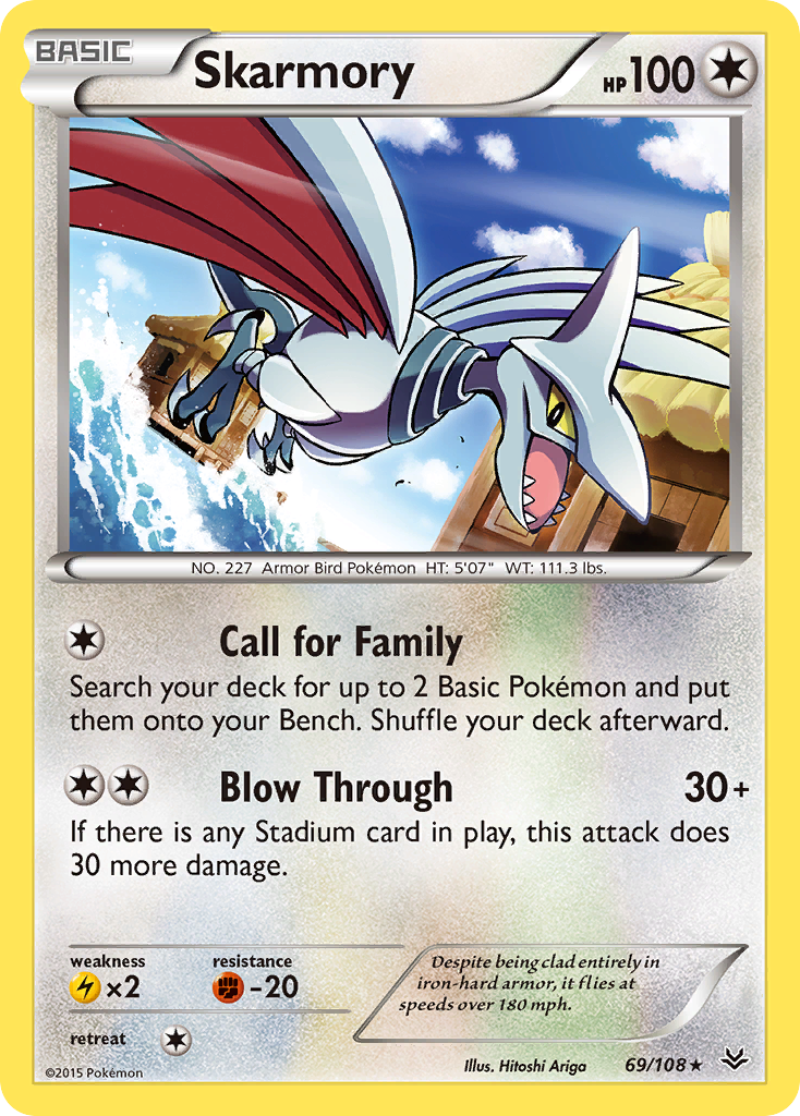 Skarmory (69/108) [XY: Roaring Skies] | Exor Games Summserside