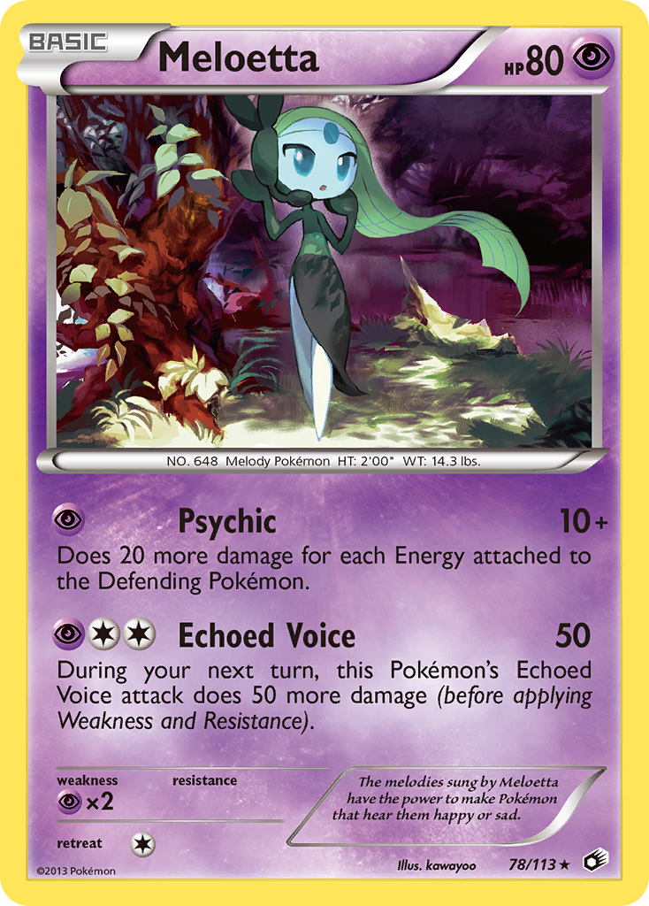 Meloetta (78/113) [Black & White: Legendary Treasures] | Exor Games Summserside