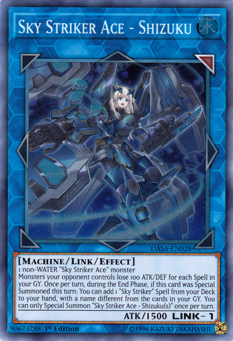 Sky Striker Ace - Shizuku [DASA-EN028] Super Rare | Exor Games Summserside