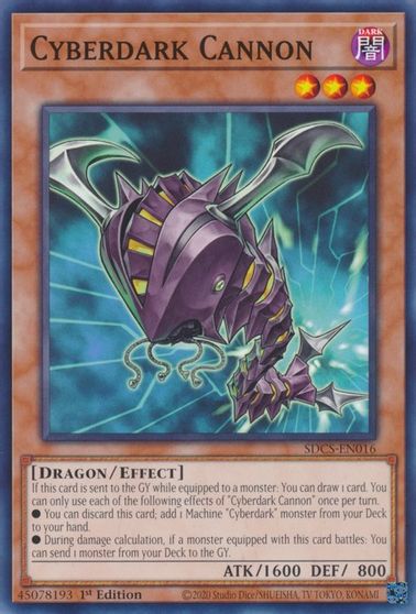 Cyberdark Cannon [SDCS-EN016] Common | Exor Games Summserside