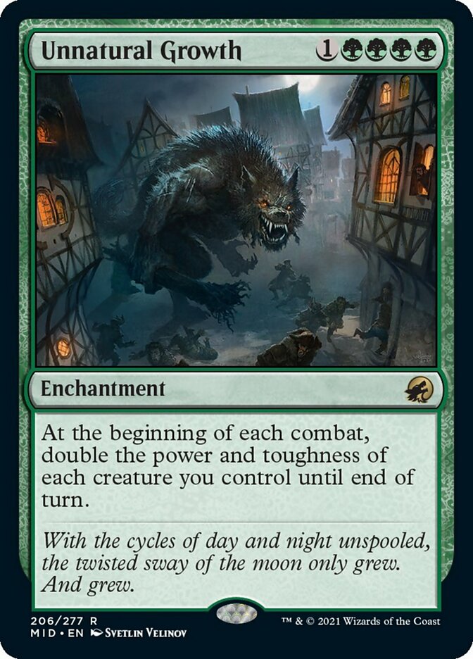 Unnatural Growth [Innistrad: Midnight Hunt] | Exor Games Summserside