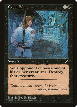 Cruel Edict [Portal Second Age] | Exor Games Summserside