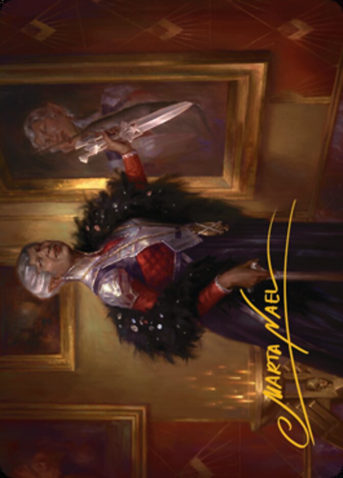 Evelyn, the Covetous Art Card (Gold-Stamped Signature) [Streets of New Capenna Art Series] | Exor Games Summserside