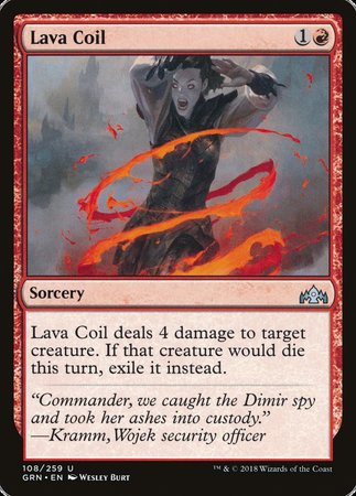 Lava Coil [Guilds of Ravnica] | Exor Games Summserside