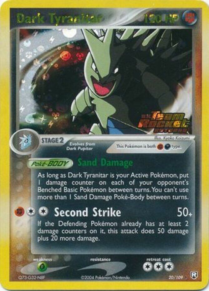 Dark Tyranitar (20/109) (Stamped) [EX: Team Rocket Returns] | Exor Games Summserside