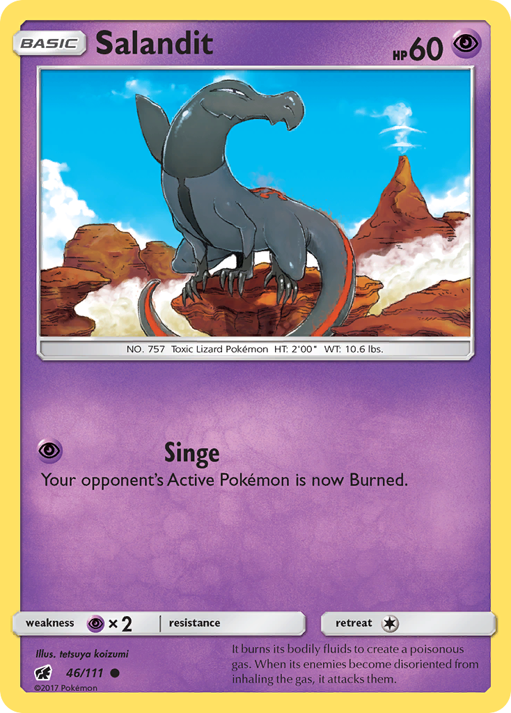 Salandit (46/111) [Sun & Moon: Crimson Invasion] | Exor Games Summserside