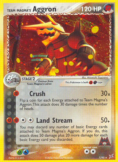 Team Magma's Aggron (7/95) [EX: Team Magma vs Team Aqua] | Exor Games Summserside