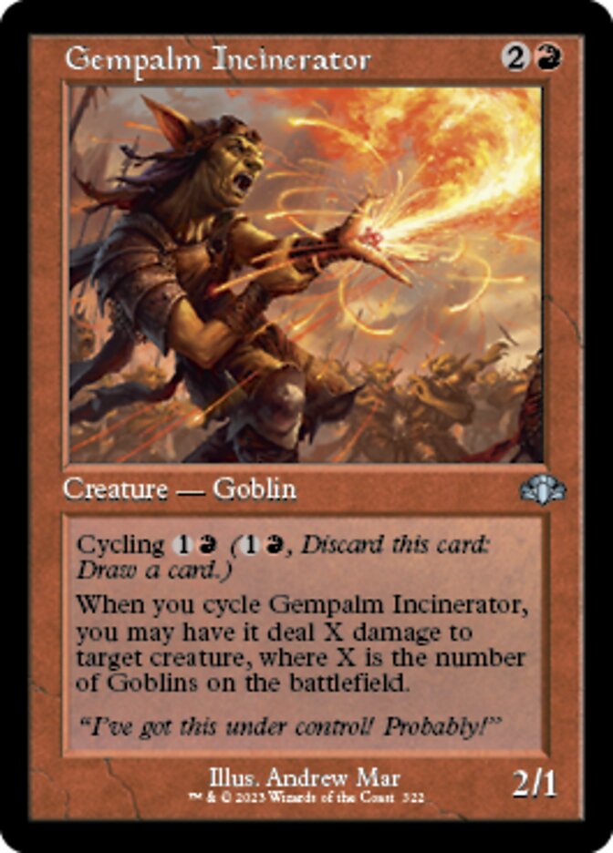 Gempalm Incinerator (Retro) [Dominaria Remastered] | Exor Games Summserside