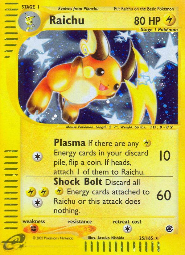 Raichu (25/165) [Expedition: Base Set] | Exor Games Summserside