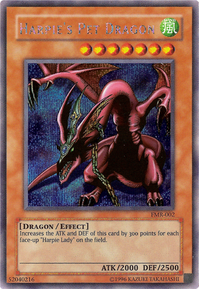 Harpie's Pet Dragon (Forbidden Memories) [FMR-002] Prismatic Secret Rare | Exor Games Summserside