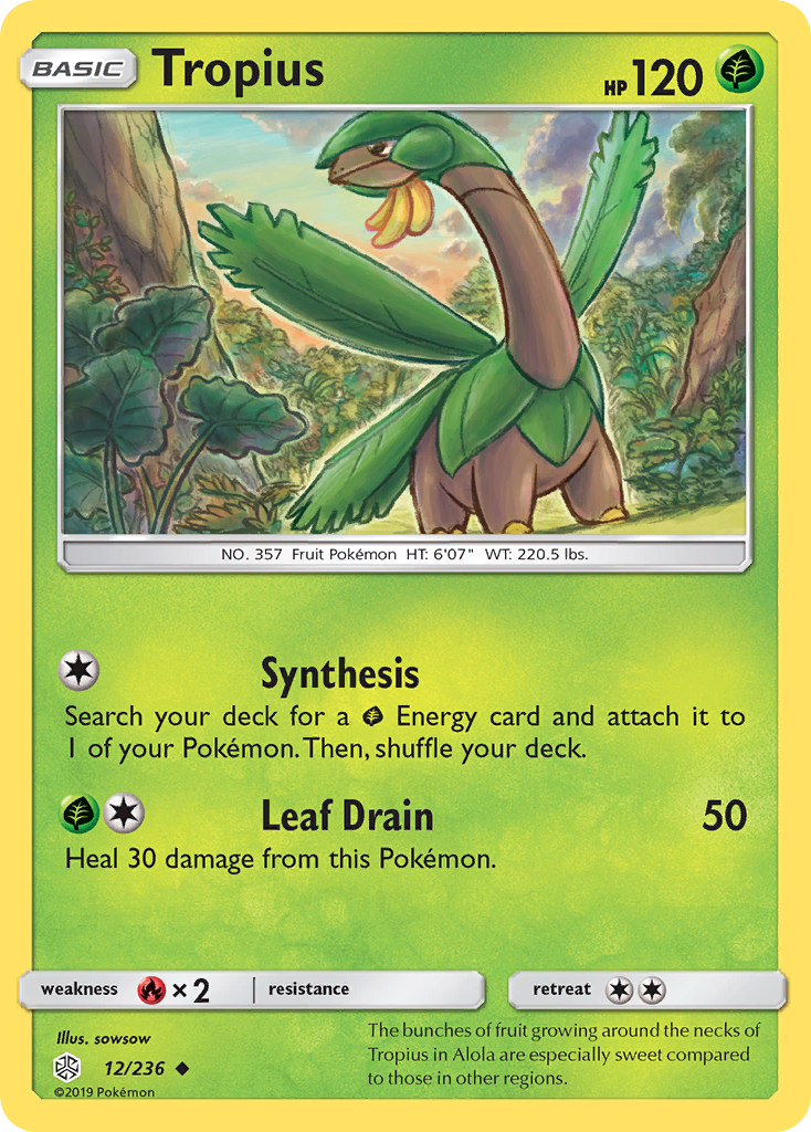 Tropius (12/236) [Sun & Moon: Cosmic Eclipse] | Exor Games Summserside