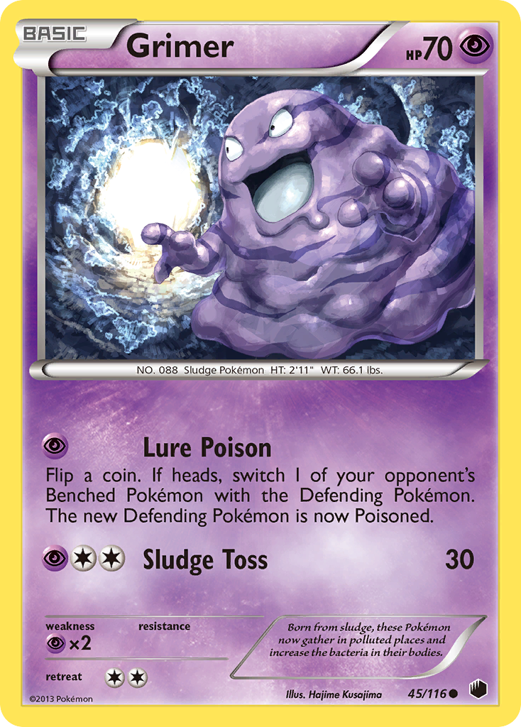 Grimer (45/116) [Black & White: Plasma Freeze] | Exor Games Summserside