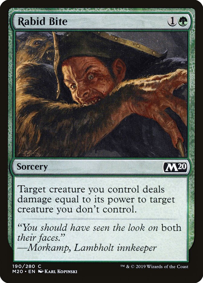 Rabid Bite [Core Set 2020] | Exor Games Summserside