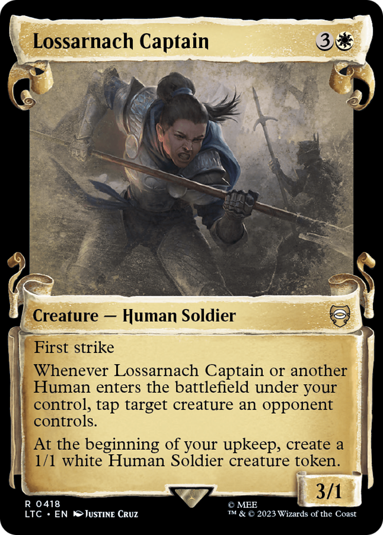 Lossarnach Captain [The Lord of the Rings: Tales of Middle-Earth Commander Showcase Scrolls] | Exor Games Summserside