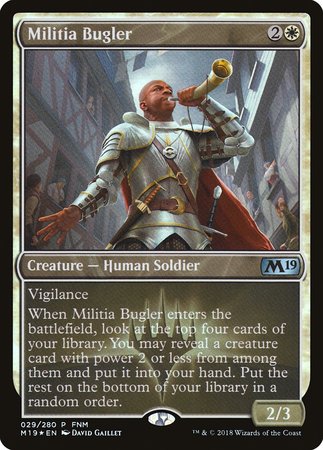 Militia Bugler [Core Set 2019 Promos] | Exor Games Summserside