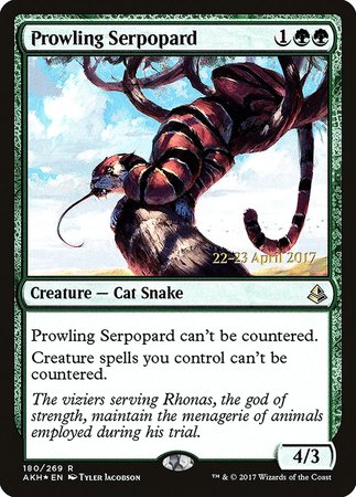 Prowling Serpopard [Amonkhet Promos] | Exor Games Summserside