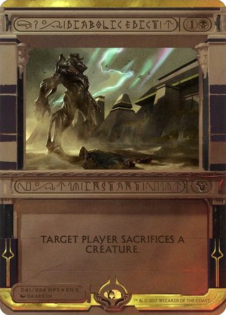 Diabolic Edict [Amonkhet Invocations] | Exor Games Summserside