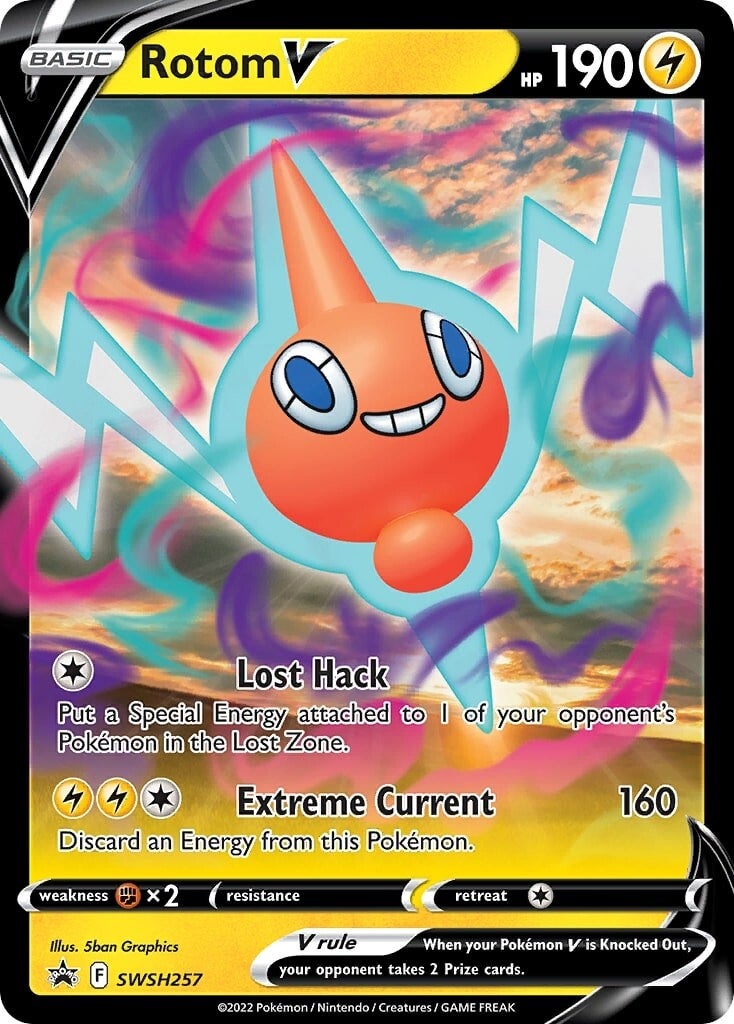 Rotom V (SWSH257) [Sword & Shield: Black Star Promos] | Exor Games Summserside