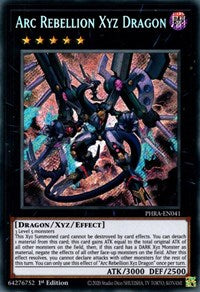 Arc Rebellion Xyz Dragon [PHRA-EN041] Secret Rare | Exor Games Summserside