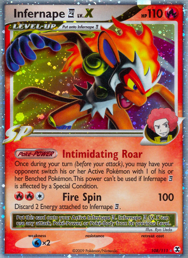 Infernape LV.X (108/111) [Platinum: Rising Rivals] | Exor Games Summserside