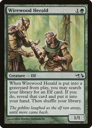 Wirewood Herald [Duel Decks: Elves vs. Goblins] | Exor Games Summserside