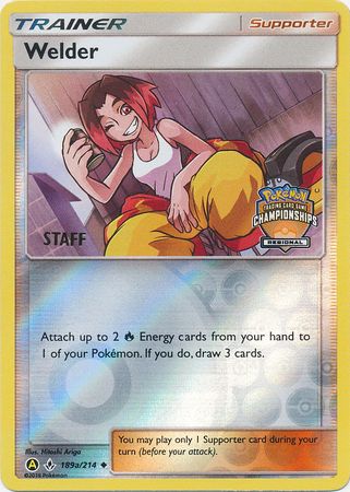 Welder (189a/214) (Regional Championship Promo Staff) [Sun & Moon: Unbroken Bonds] | Exor Games Summserside