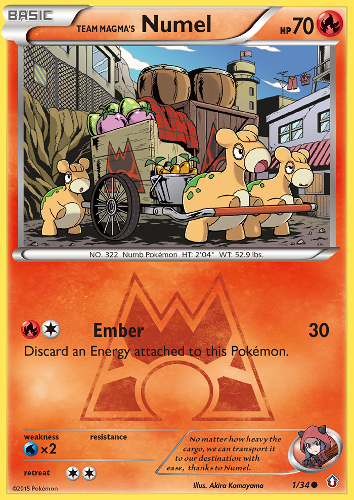 Team Magma's Numel (1/34) [XY: Double Crisis] | Exor Games Summserside