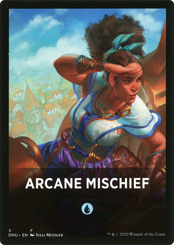 Arcane Mischief Theme Card [Dominaria United Tokens] | Exor Games Summserside