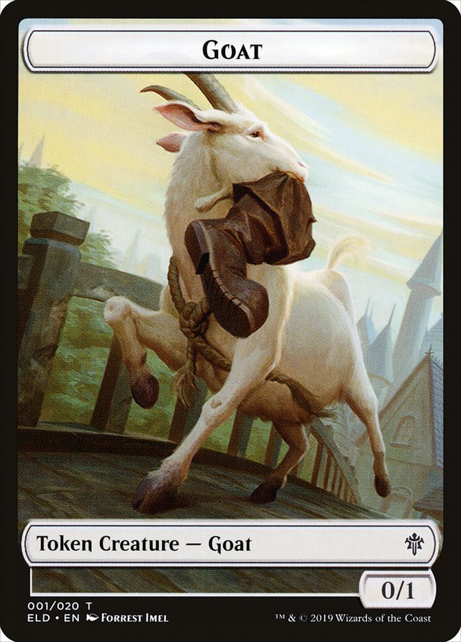 Goat [Throne of Eldraine Tokens] | Exor Games Summserside