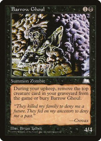 Barrow Ghoul [Weatherlight] | Exor Games Summserside