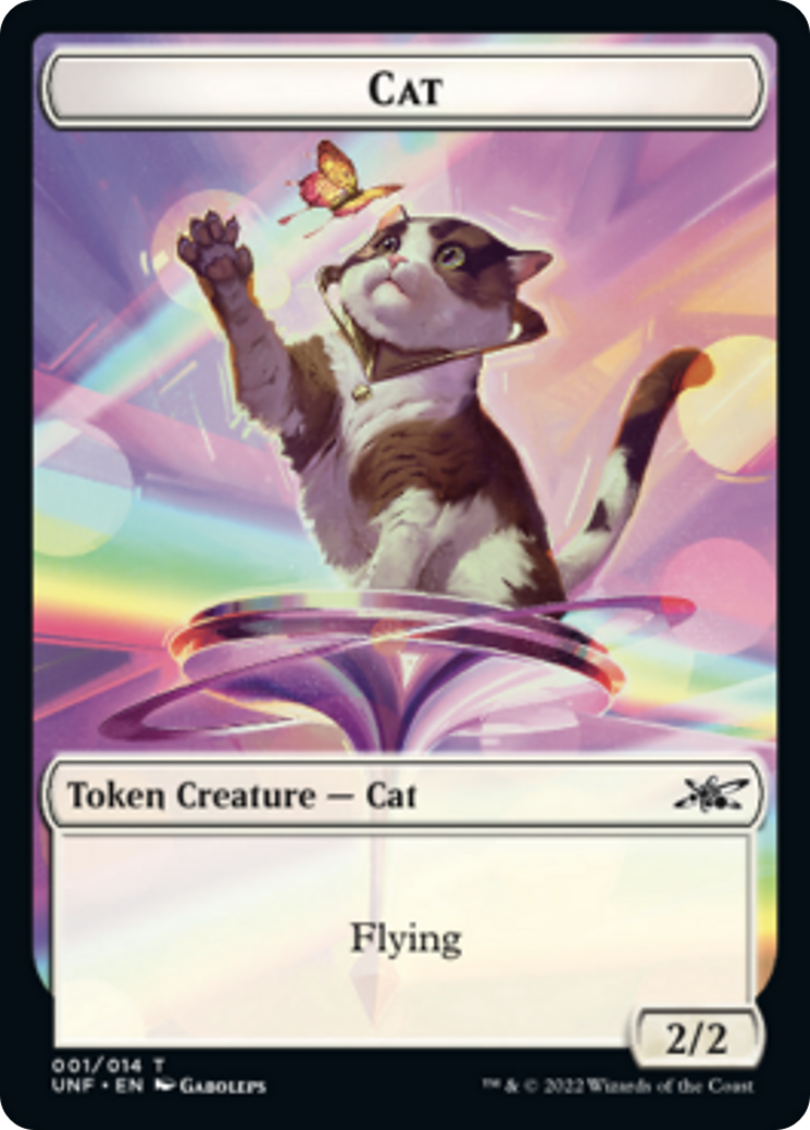 Cat // Balloon Double-sided Token [Unfinity Tokens] | Exor Games Summserside