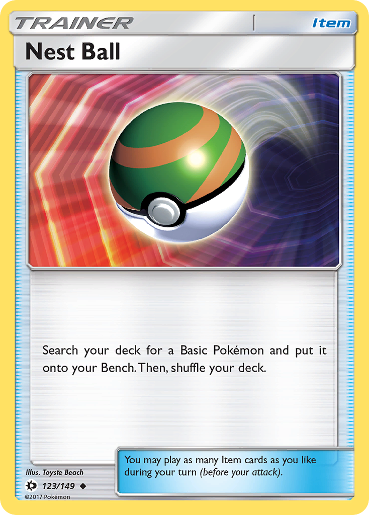 Nest Ball (123/149) [Sun & Moon: Base Set] | Exor Games Summserside