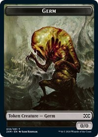 Germ // Wolf Double-sided Token [Double Masters Tokens] | Exor Games Summserside