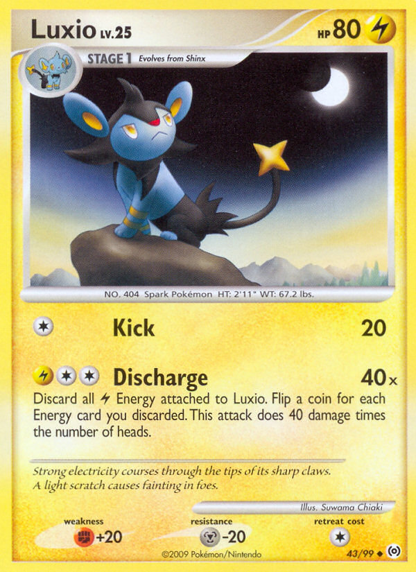 Luxio (43/99) [Platinum: Arceus] | Exor Games Summserside