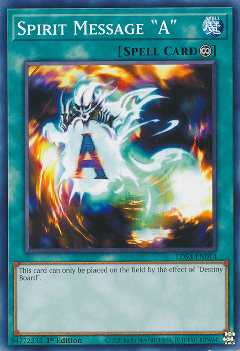 Spirit Message A [LDS3-EN014] Common | Exor Games Summserside