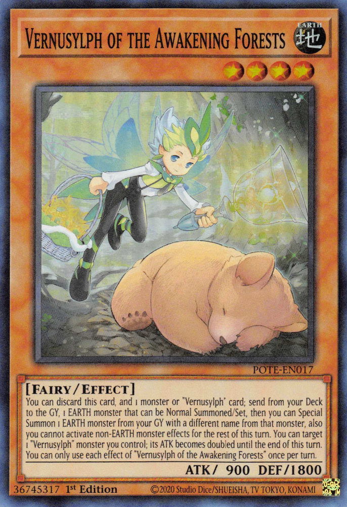 Vernusylph of the Awakening Forests [POTE-EN017] Super Rare | Exor Games Summserside