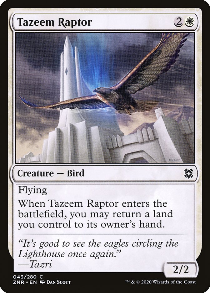 Tazeem Raptor [Zendikar Rising] | Exor Games Summserside