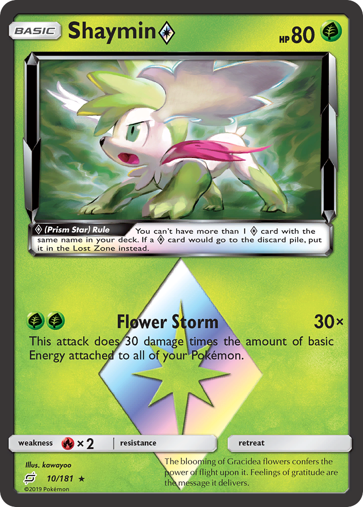 Shaymin (10/181) (Prism Star) [Sun & Moon: Team Up] | Exor Games Summserside