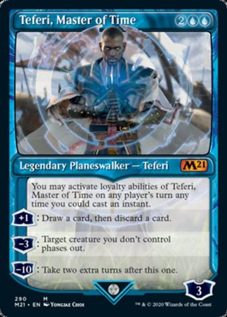 Teferi, Master of Time (Showcase) (290) [Core Set 2021] | Exor Games Summserside