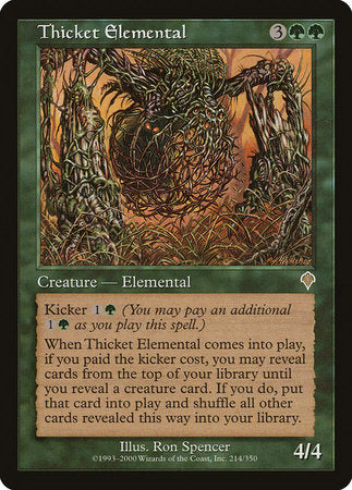 Thicket Elemental [Invasion] | Exor Games Summserside